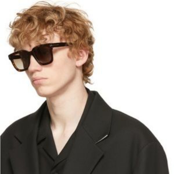 💯 Original TOM FORDSquare Sari TF690 Sunglasses Black - Picture 1 of 14